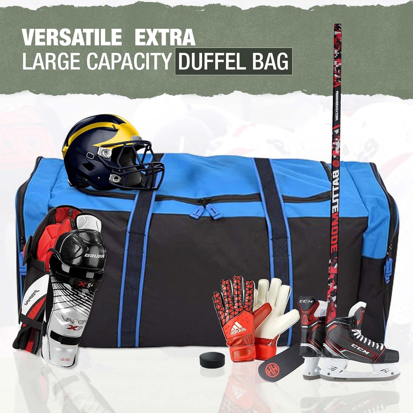 Heavy Duty Multi Pocket Durable Sports Gym Equipment Travel Duffel Bag