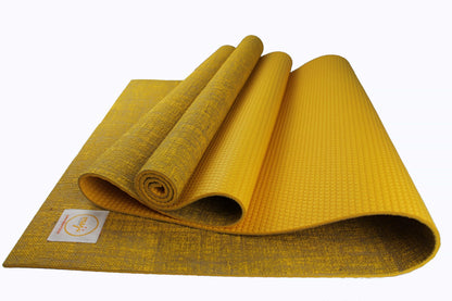 Maji Sports Jute Premium Eco Yoga Mat + Foot Massager (7.5Cm X 17.5Cm)
