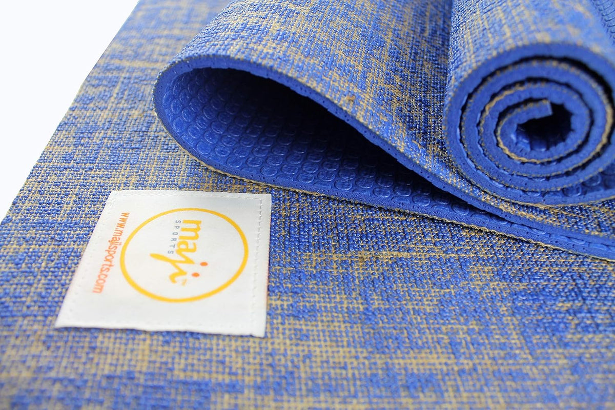 Maji Sports Jute Premium Eco Yoga Mat + Foot Massager (7.5Cm X 17.5Cm)