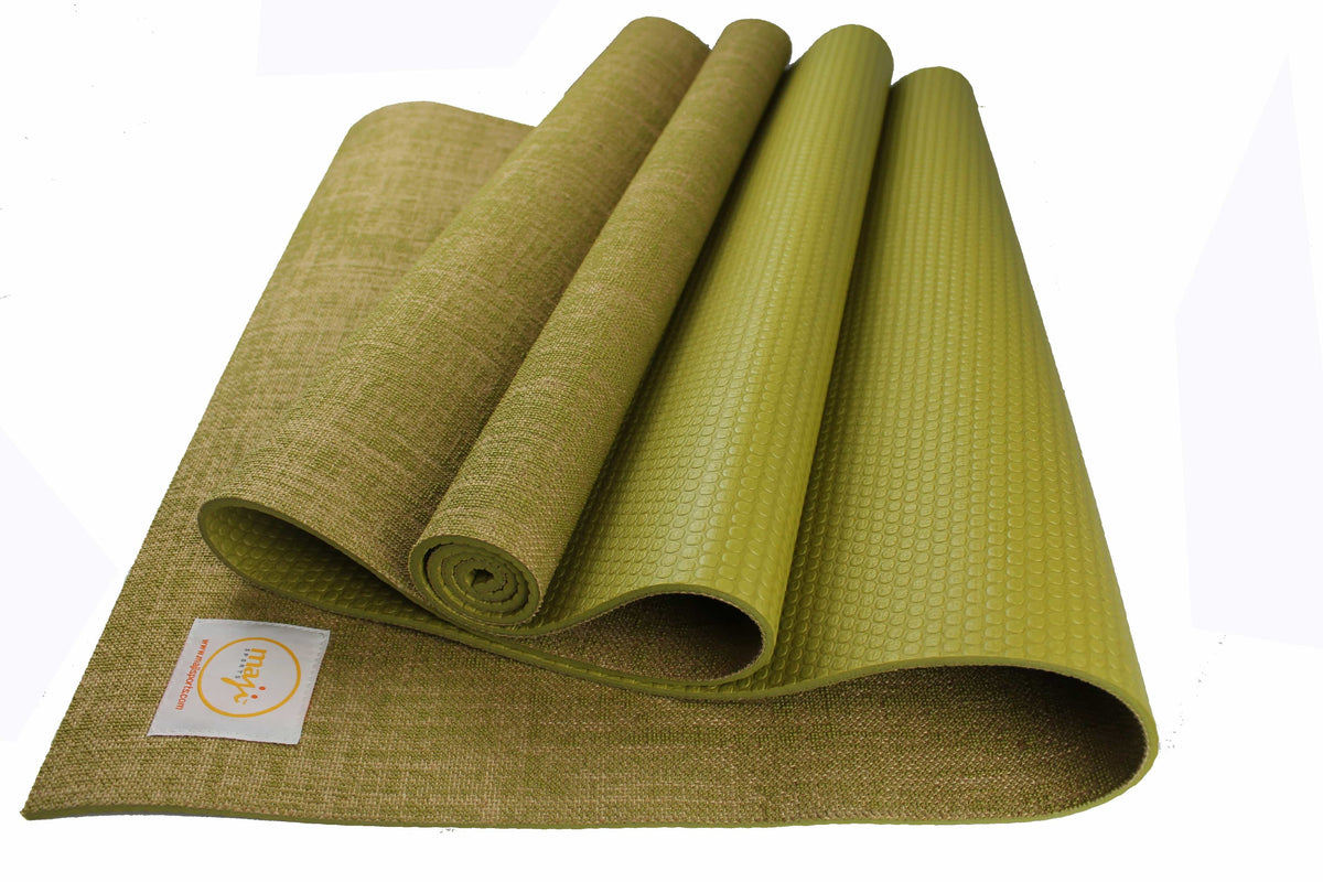 Maji Sports Jute Premium Eco Yoga Mat + Foot Massager (7.5Cm X 17.5Cm)