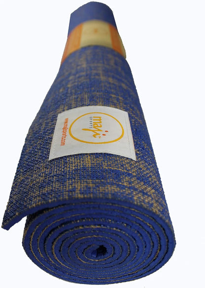 Maji Sports Jute Premium Eco Yoga Mat + Foot Massager (7.5Cm X 17.5Cm)
